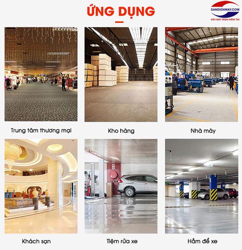 Ứng dụng của máy hút bụi nhà xưởng Supper Clean